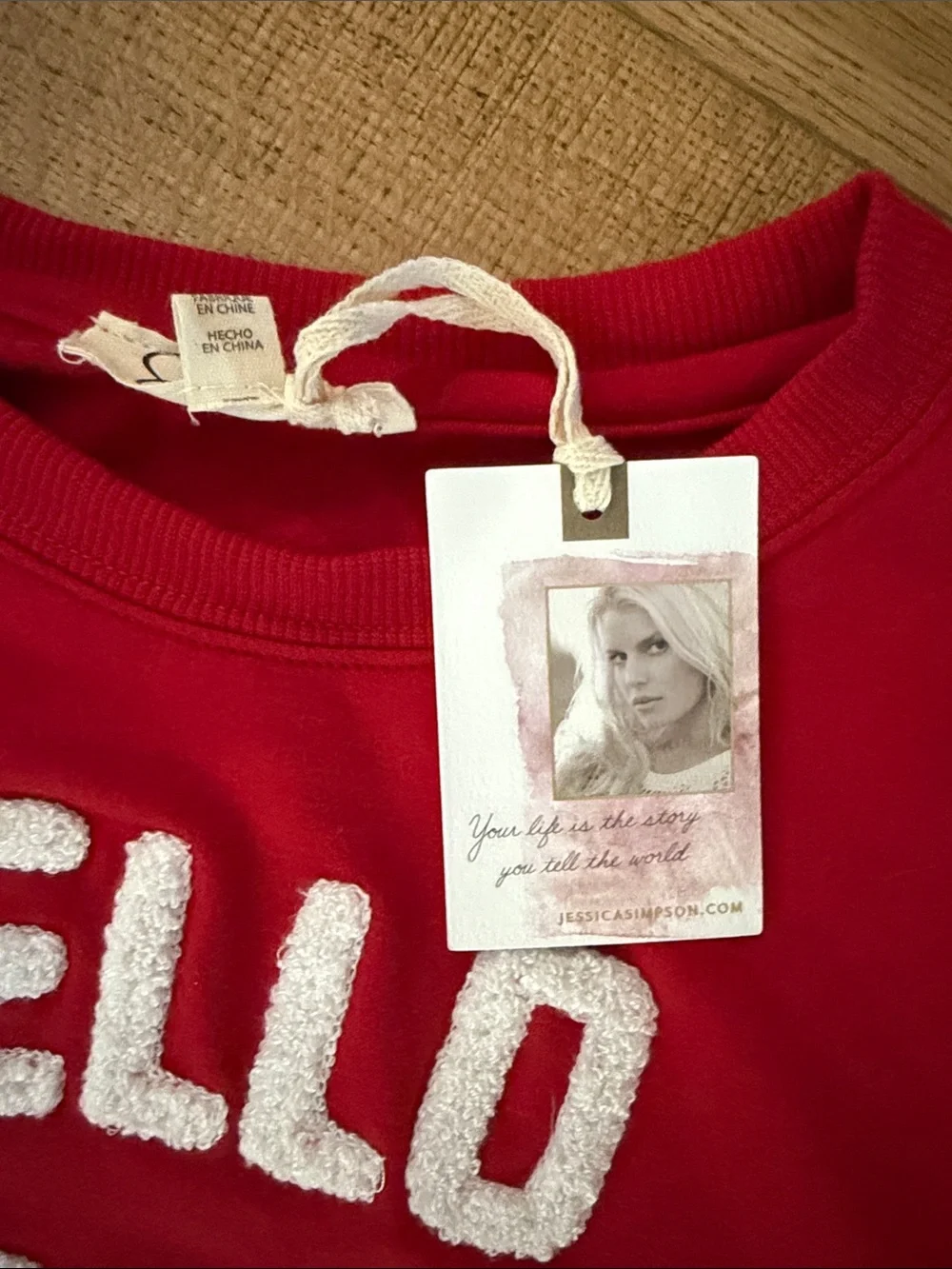 Hello Weekend Red Kids Jessica Simpson Jogger Set